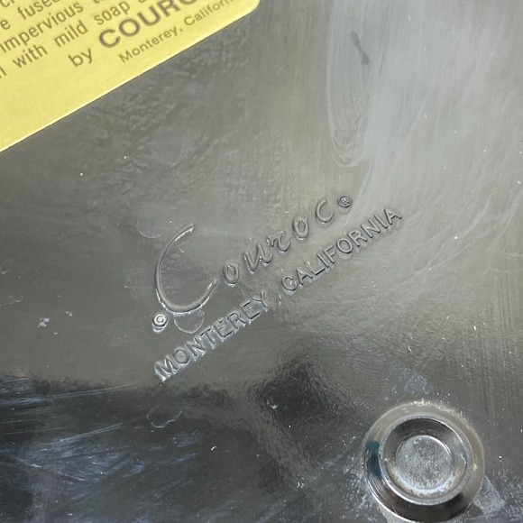 Vintage 60s Couroc Monterey Black Cardinal Tray Hand Inlay Bird MCM USA Serving - Picture 5 of 8